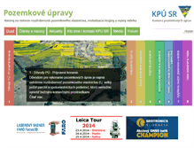 Tablet Screenshot of kpu.sk